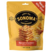 Sonoma Creamery Bacon Cheddar Cheese Crisps, 2.25 oz