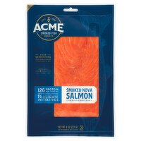 Acme Smoked Fish Acme Smoked Fish Smoked Nova Salmon, 8 oz, 8 Ounce 