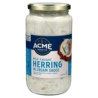 Acme Smoked Fish Acme Smoked Fish Herring in Cream Sauce, 32 oz, 32 Ounce 