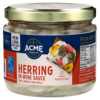 Acme Smoked Fish Herring in Wine Sauce, 12 oz