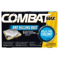 Combat Max Ant Killing Bait, 6 count, 0.21 oz