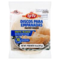 La Fe White Pastry Dough, 10 count,14 oz, 13 Ounce