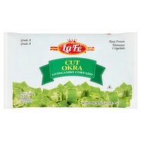 La Fe Cut Okra, 32 oz
