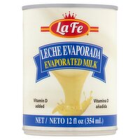 La Fe Evaporated Milk, 12 fl oz