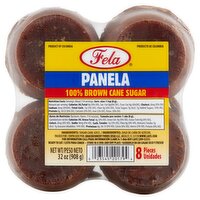 Fela 100% Brown Cane Sugar Panela, 8 count, 32 oz
