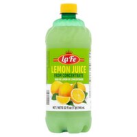 La Fe Lemon Juice, 32 fl oz