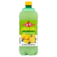 La Fe Lemon Juice, 32 fl oz