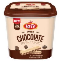 La Fe Chocolate Wafer, 0.99 oz, 28 count