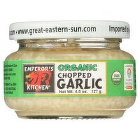 Emperor's Kitchen Organic Chopped Garlic, 4.5 oz