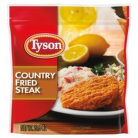 Tyson Country Fried Steak Beef Pattie Fritters, 20.5 oz, 1.28 Pound