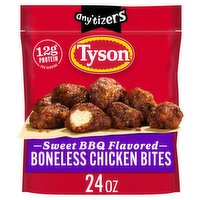 Tyson Any'tizers Sweet BBQ Flavored Boneless Chicken Bites, 24 oz