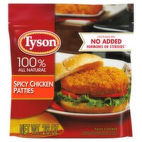 Tyson Fully Cooked & Breaded Spicy Chicken Patties, 26 oz