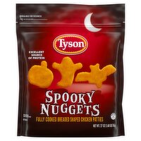 Tyson Spooky Nuggets Fully Cooked Breaded Shaped Chicken Patties, 27 oz, 27 Ounce