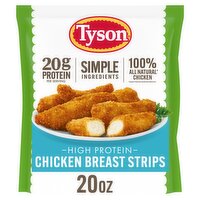 Tyson Lightly Breaded Chicken Breast Strips, 20 oz, 20 Ounce