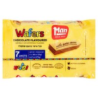 Man Chocolate Flavoured Wafers, .88 oz, 7 count