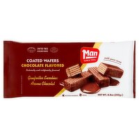 Man Chocolate Flavored Coated Wafers, 8.8 oz