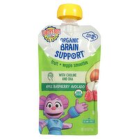 Earth's Best Organic 123 Sesame Street Apple Raspberry Avocado Baby Food, Kids ages 2+, 4 oz, 4 Ounce