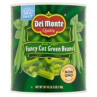 Del Monte Blue Lake Fancy Cut Green Beans, 101 oz, 101 Ounce