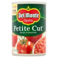 Del Monte Quality Petite Cut Diced Tomatoes, 14.5 oz