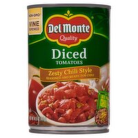 Del Monte Zesty Chili Style Diced Tomatoes, 14.5 oz