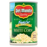 Del Monte Fresh Cut Harvest Selects Whole Kernel Sweet White Corn, 15.25 oz