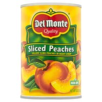 Del Monte Sliced Peaches, 15.25 oz, 15.25 Ounce