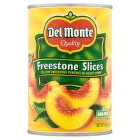 Del Monte Freestone Slices Peaches, 15.25 oz, 15.25 Ounce