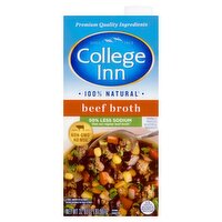 College Inn 50% Less Sodium Beef Broth, 32 oz, 32 Ounce