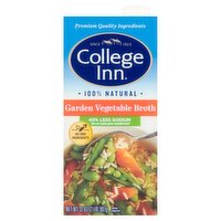 College Inn 40% Less Sodium Garden Vegetable Broth, 32 oz, 32 Ounce