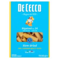 De Cecco Rigatoni No. 24 Pasta, 1 lb, 16 Ounce
