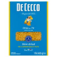 De Cecco No. 74 Orzo, 1 lb