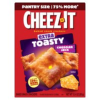 Cheez-It Extra Toasty Cheddar Jack Baked Snack Crackers, 12.4 oz