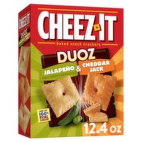 Cheez-It Duoz Jalapeño & Cheddar Jack Baked Snack Crackers, 12.4 oz