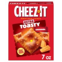 Cheez-It Extra Toasty Baked Snack Crackers, 7 oz