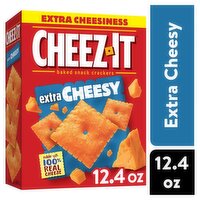 Cheez-It Extra Cheesy Baked Snack Crackers, 12.4 oz