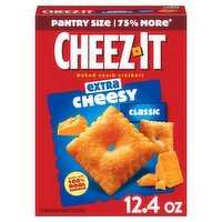 Cheez-It Extra Cheesy Classic Baked Snack Crackers Pantry Size, 12.4 oz