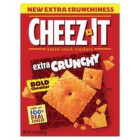 Cheez-It Bold Cheddar Extra Crunchy Baked Snack Crackers, 12.4 oz