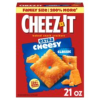 Cheez-It Extra Cheesy Classic Baked Snack Crackers Family Size, 21 oz