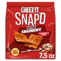 Cheez-It Snap'd Extra Crunchy Margherita Pizza Cheesy Baked Snacks, 7.5 oz
