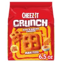 Cheez-It Crunch Kick'n Nacho Cheese Cheesy Baked Snacks, 6.5 oz