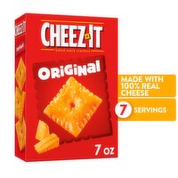 Cheez-It Original Baked Snack Crackers, 7 oz