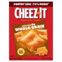 Cheez-It Whole Grain Baked Snack Crackers Pantry Size, 12.4 oz