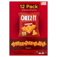 Cheez-It Original Baked Snack Crackers, 1 oz, 12 count