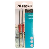 Farberware Seafood Stainless Steel Picks, 2 count