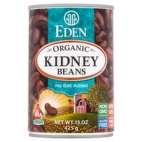 Eden Organic No Salt Added Kidney Beans, 15 oz