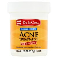 De La Cruz Maximum Strength Acne Treatment Ointment, 2.6 oz