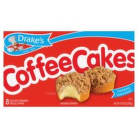 Drake's Coffee Cakes with Cinnamon Streusel Topping, 8 count, 10.42 oz, 11.5 Ounce