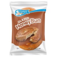 Drake's Glazed Honey Bun, 4 oz