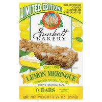 Sunbelt Bakery Lemon Meringue Chewy Granola Bars Limited Edition, 8 count, 8.27 oz