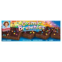 McKee Little Debbie Cosmic Brownies with Chocolate Chip Candy, 6 count, 13.1 oz, 13.1 Ounce